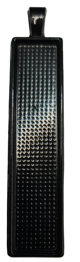Black Rectangular Pendant 5x1cm