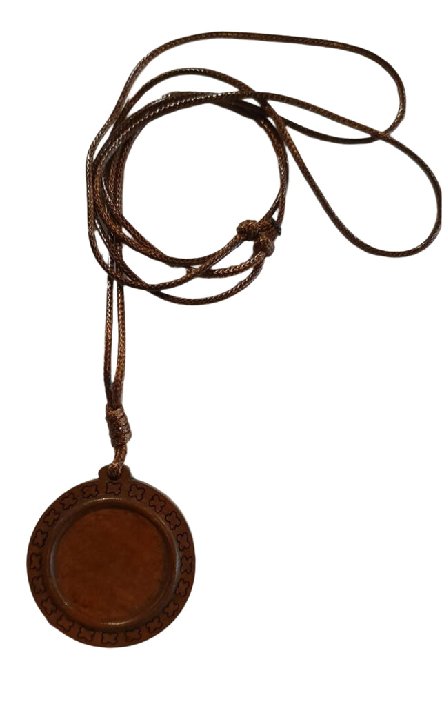 Round Wooden Pendant 3.5cm