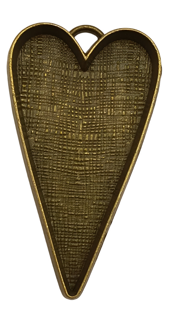 Heart Shaped Pendant 5cmx3cm