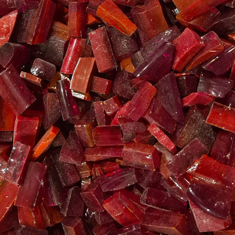 Red Rotti Smalti Rotti Off-Cuts – Mosaic Bazaar