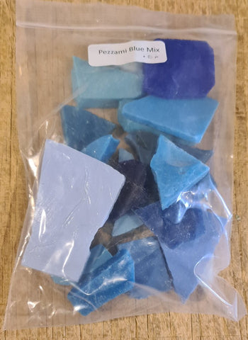 Pezzami small pieces- Blue mix