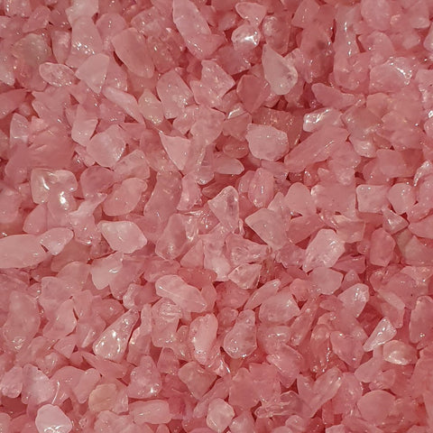 Crystal Chips- Rose Quartz Coloured